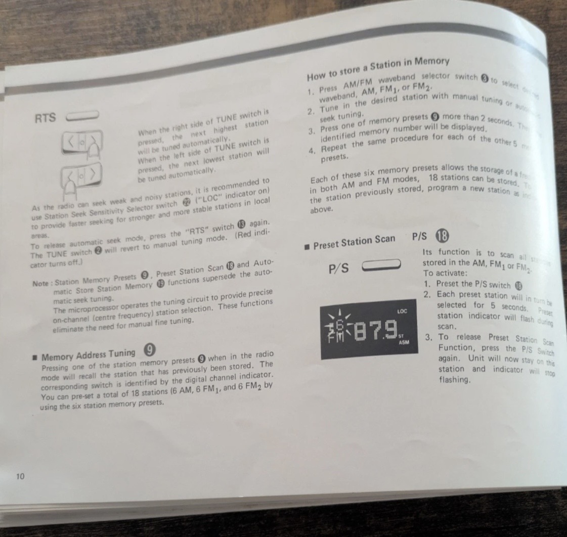 Marantz 701 user manual page 10