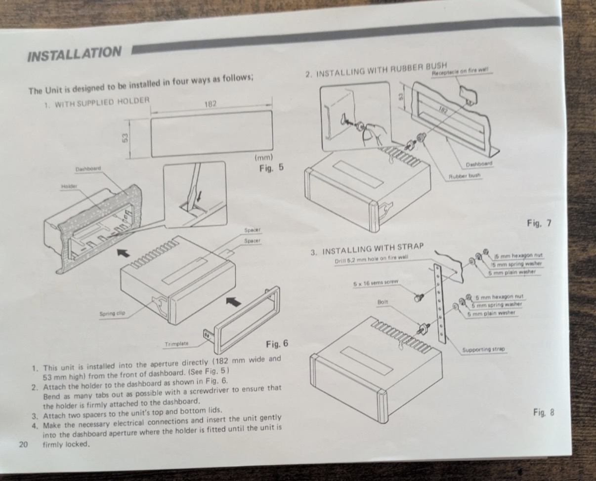 Marantz 701 user manual page 20