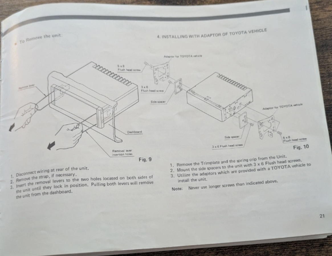 Marantz 701 user manual page 21