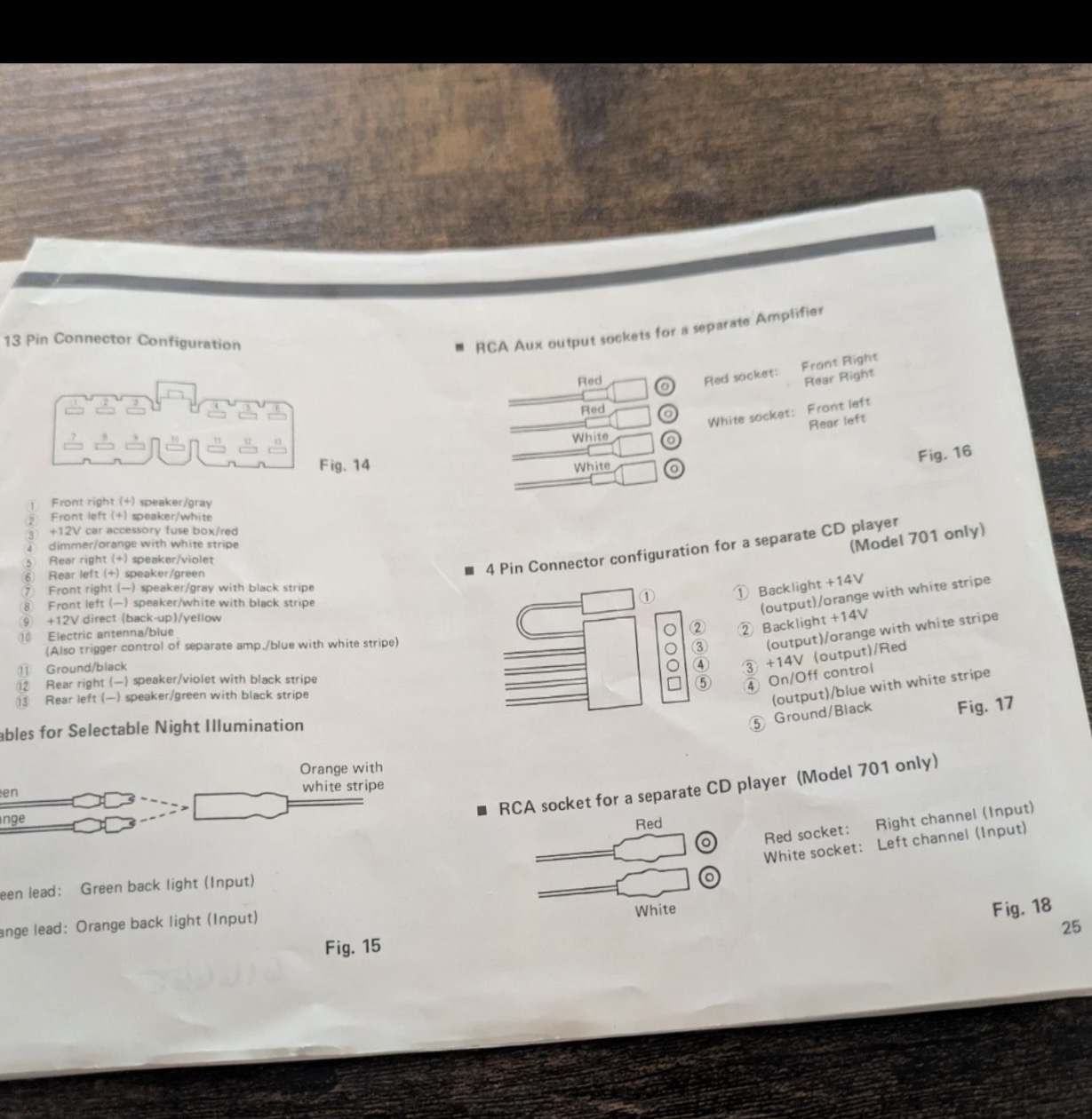 Marantz 701 user manual page 25